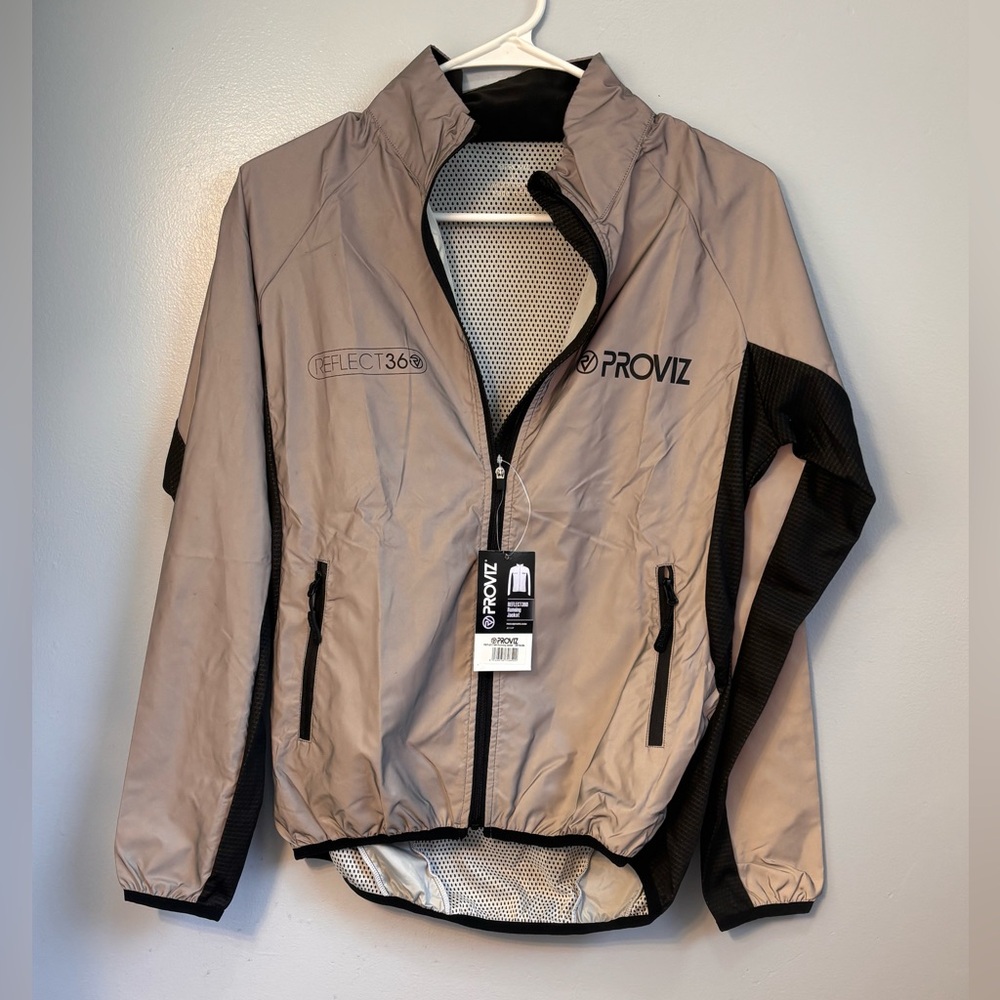 Women’s Reflect360 Lightweight Hooded Jacket - gray and black